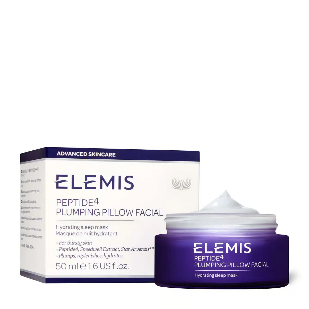 Elemis Peptide4 Plumping Pillow Facial 50ml - Peacock Bazaar