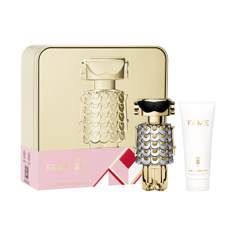 Paco Rabanne Fame Gift Set 80ml EDP - 100ml Body Lotion - Peacock Bazaar