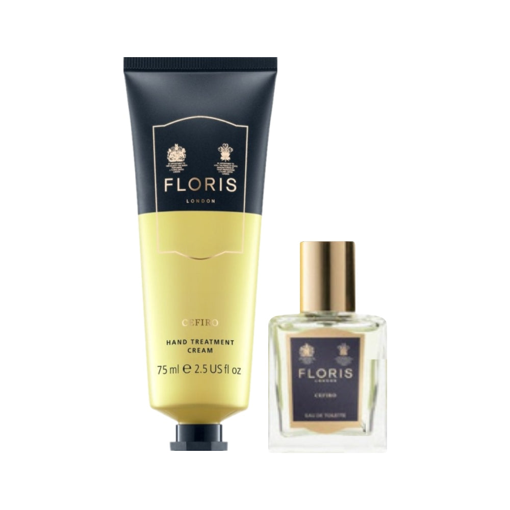 Floris Cefiro Gift Set 15ml EDT - 75ml Hand Cream - Peacock Bazaar