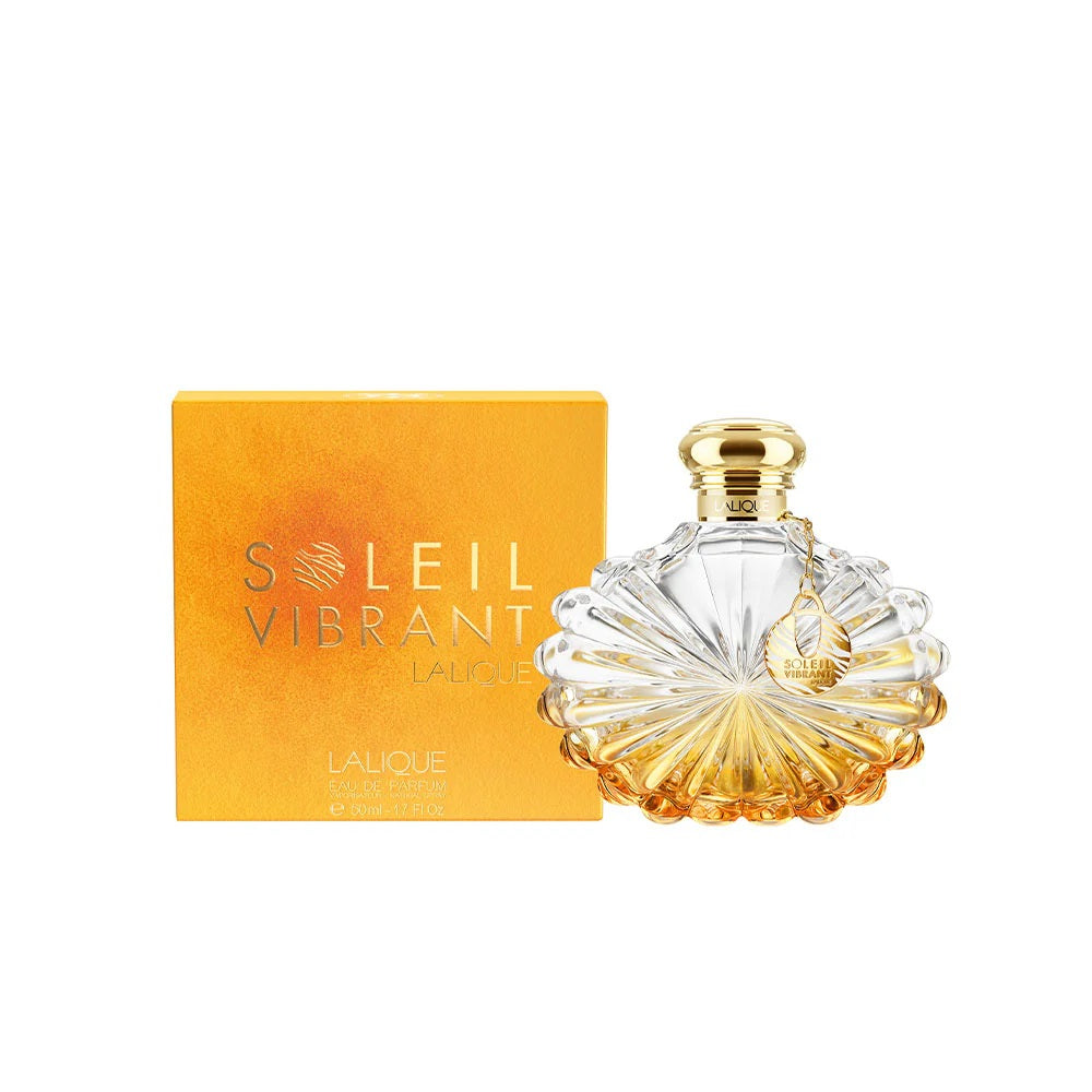 Lalique Soleil Vibrant Eau de Parfum 100ml, & 50ml Spray - Peacock Bazaar