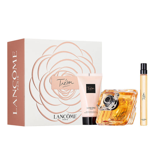 Lancôme Tresor Gift Set 100ml EDP - 10ml EDP - 50ml Body Lotion - Peacock Bazaar