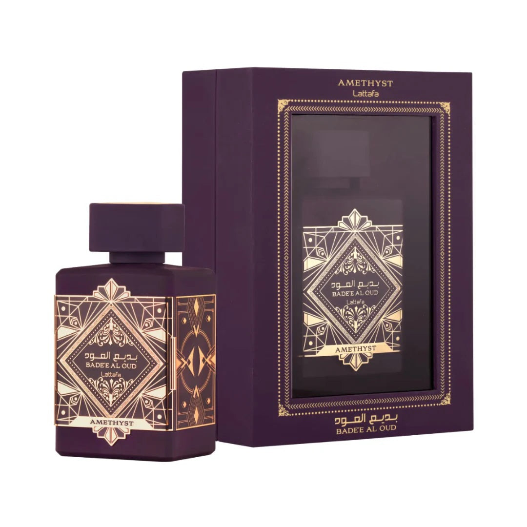 Lattafa Perfumes Bade'e Al Oud Amethyst Eau de Parfum 100ml Spray - Pe ...