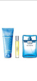 Versace Man Eau Fraiche Gift Set 100ml EDT - 10ml EDT - 150ml Shower Gel - Peacock Bazaar