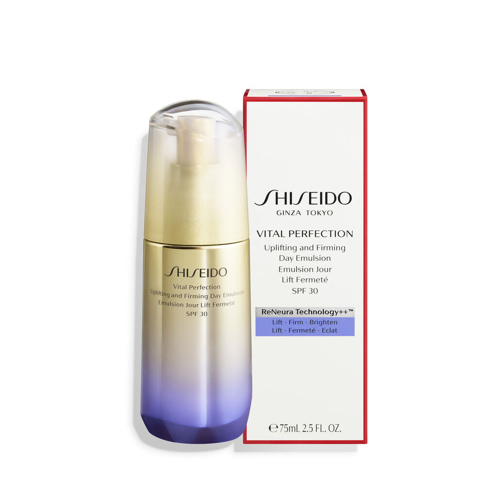 Shiseido Vital Perfection Uplifting and Firming Day Emulsion SPF30 75ml - Peacock Bazaar