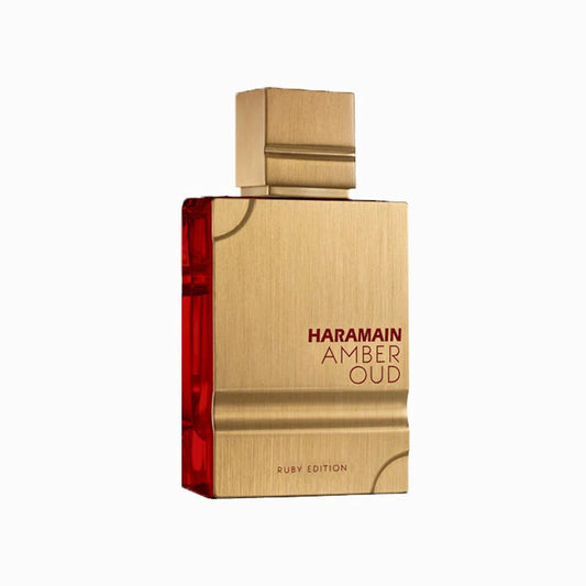 Al Haramain Amber Oud Rouge Eau de Parfum 120ml, & 60ml Spray - Peacock Bazaar