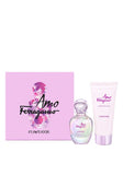 Salvatore Ferragamo Amo Ferragamo Flowerful Gift Set 50ml EDT Spray - 100ml Body Lotion - Peacock Bazaar