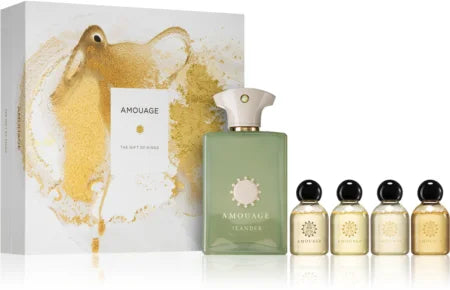 Amouage Meander Gift Set 100ml EDP 4 x 25ml Shower Gel Gold