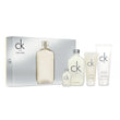 Calvin Klein CK One Gift Set 200ml EDT - 200ml Body Lotion - 100ml Shower Gel - 15ml EDT - Peacock Bazaar