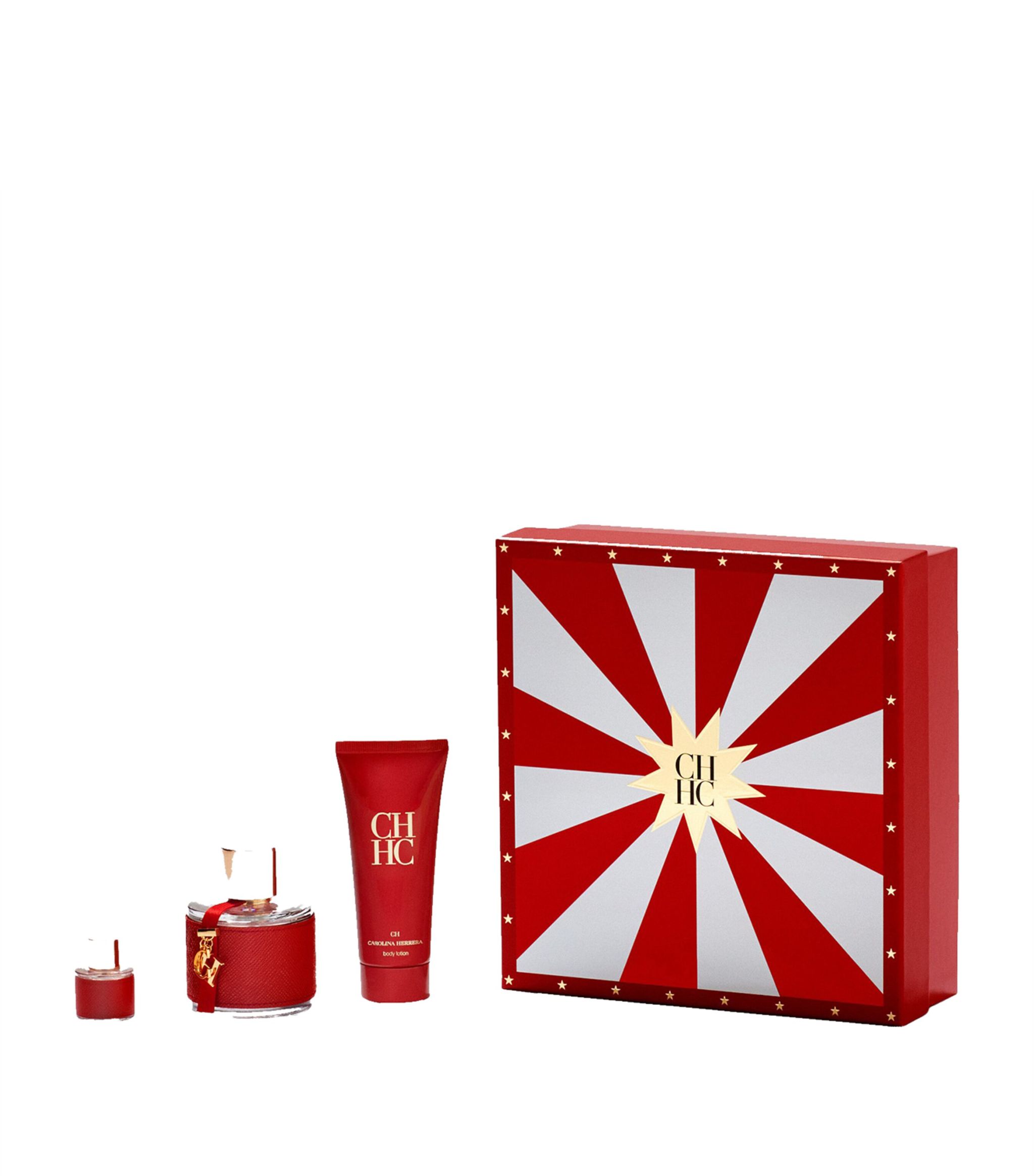 Carolina Herrera CH Gift Set 100ml EDT - 100ml Body Lotion - 8ml EDT - Peacock Bazaar