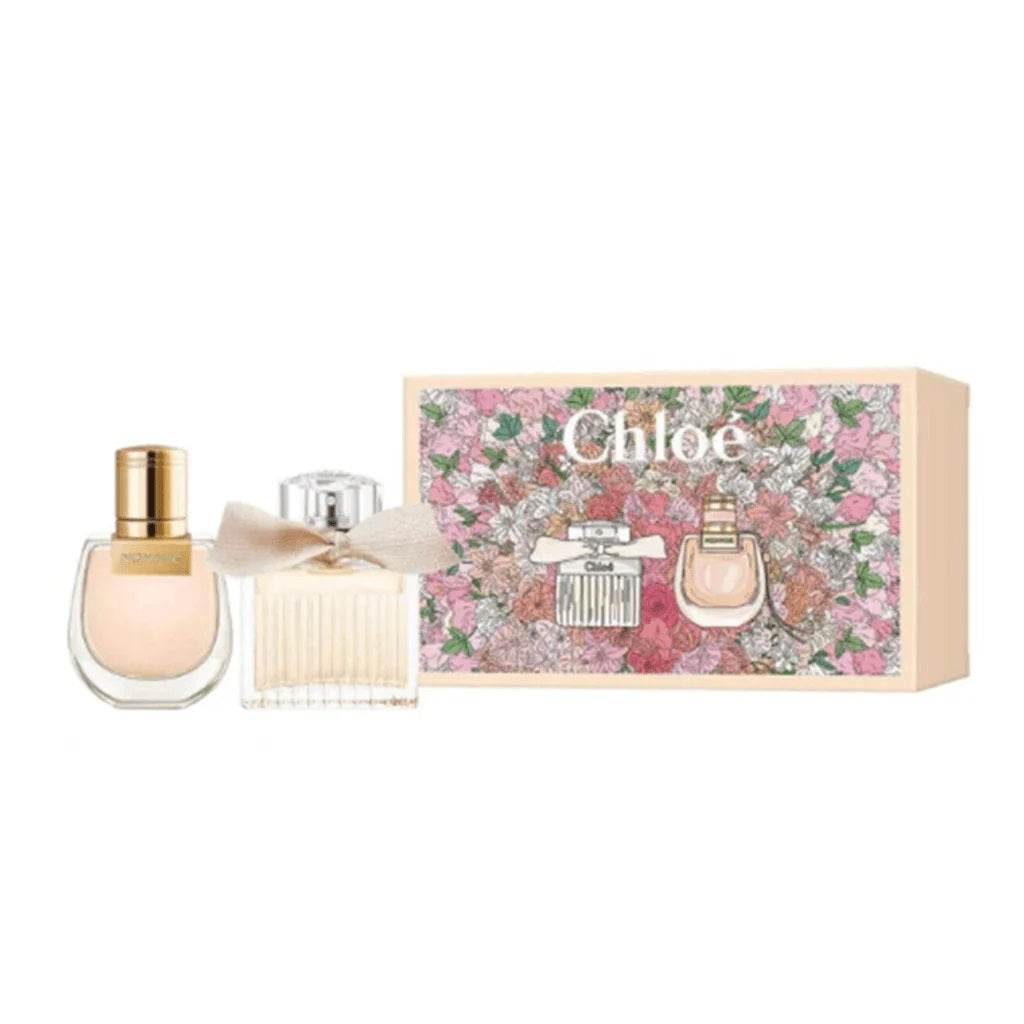 Chloe Gift Set 20ml Chloe Eau de Parfum + 20ml Nomade EDP - Peacock Bazaar