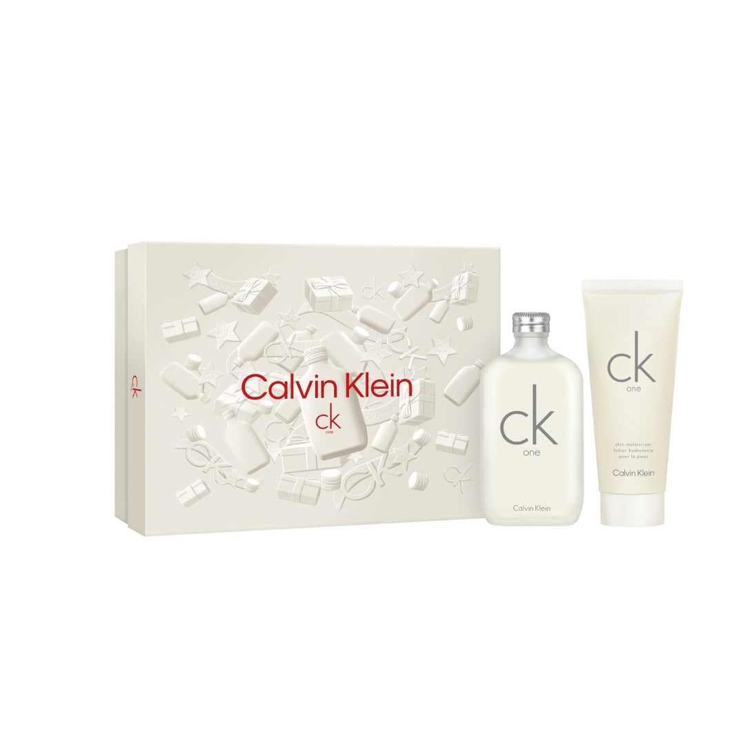 Calvin Klein CK One Gift Set 200ml EDT - 200ml Shower Gel - Christmas Edition - Peacock Bazaar