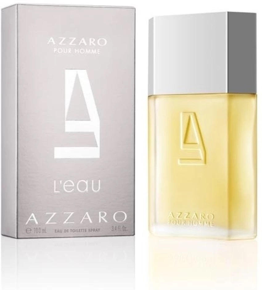 Azzaro Pour Homme L'Eau Eau de Toilette 100ml, & 50ml Spray - Peacock Bazaar