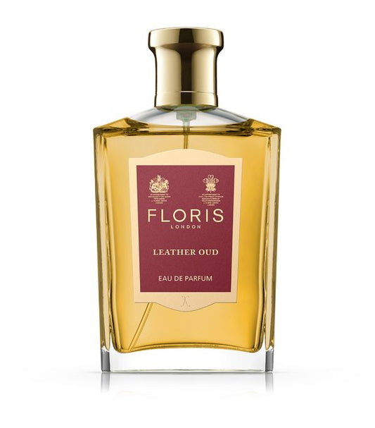 Floris Leather Oud Eau de Parfum 100ml, & 10ml Spray - Peacock Bazaar