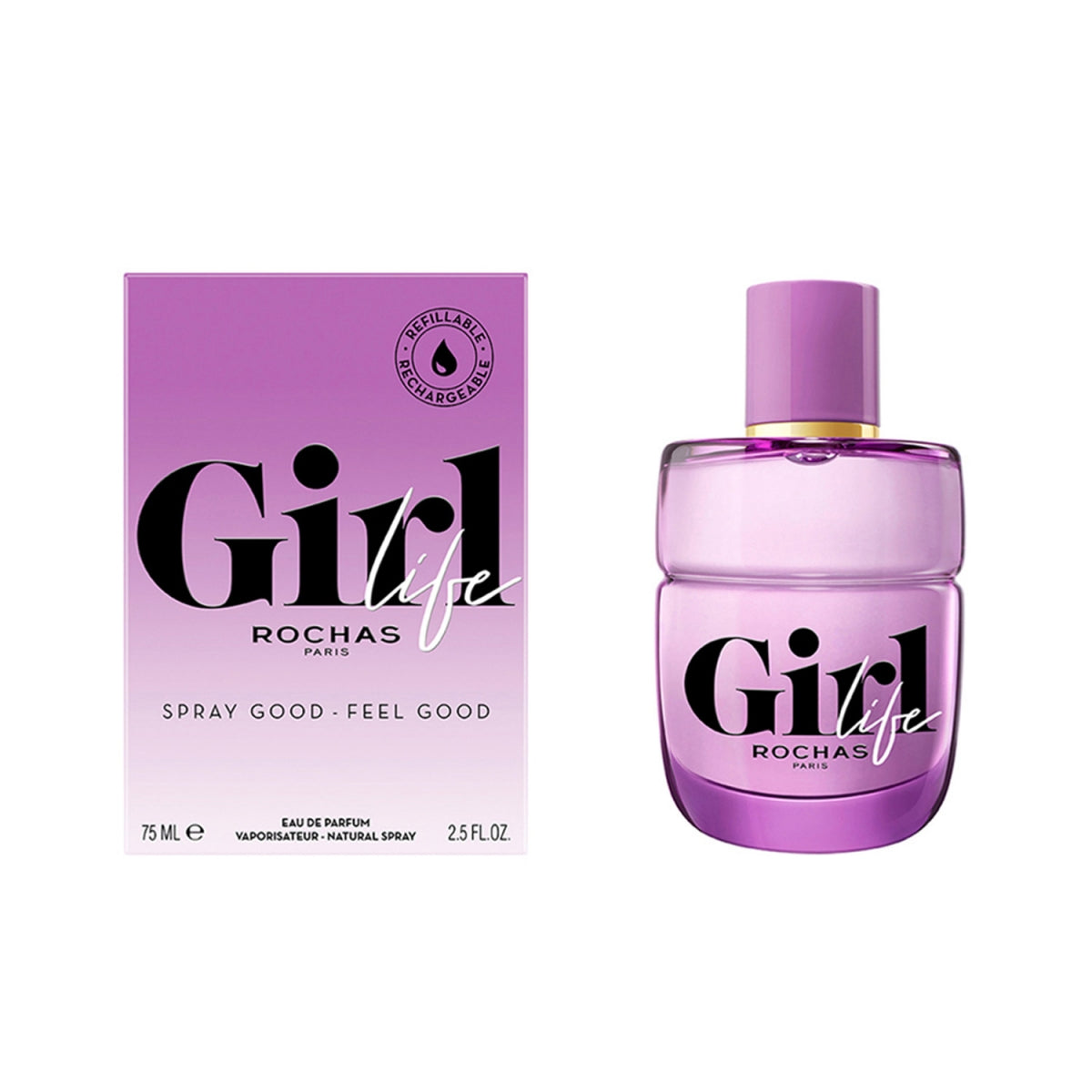 Rochas Girl Life Eau de Parfum 40ml Spray - Peacock Bazaar