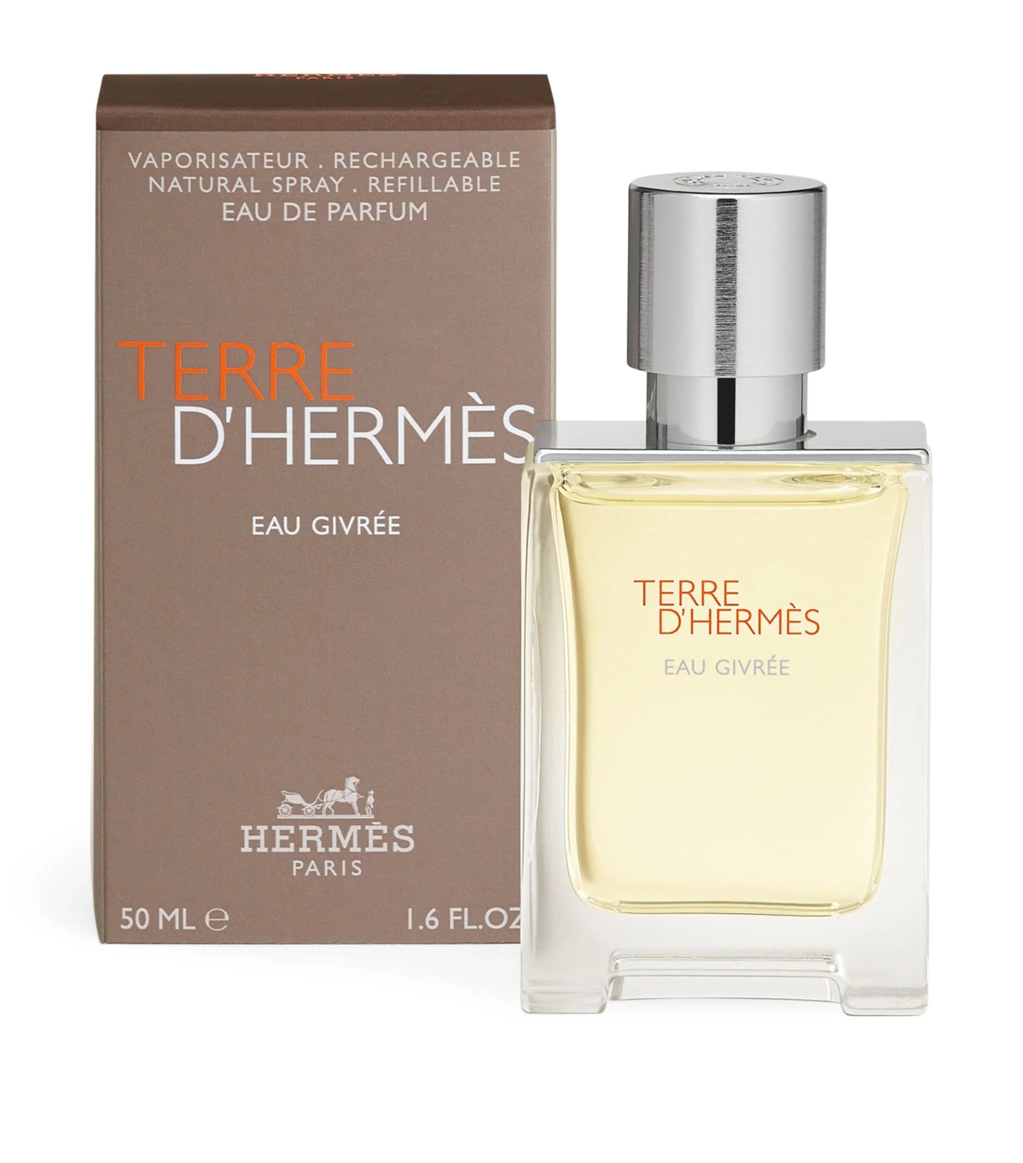 Hermès Terre d'Hermès Eau Givree Eau de Parfum 50ml Spray - Peacock Bazaar