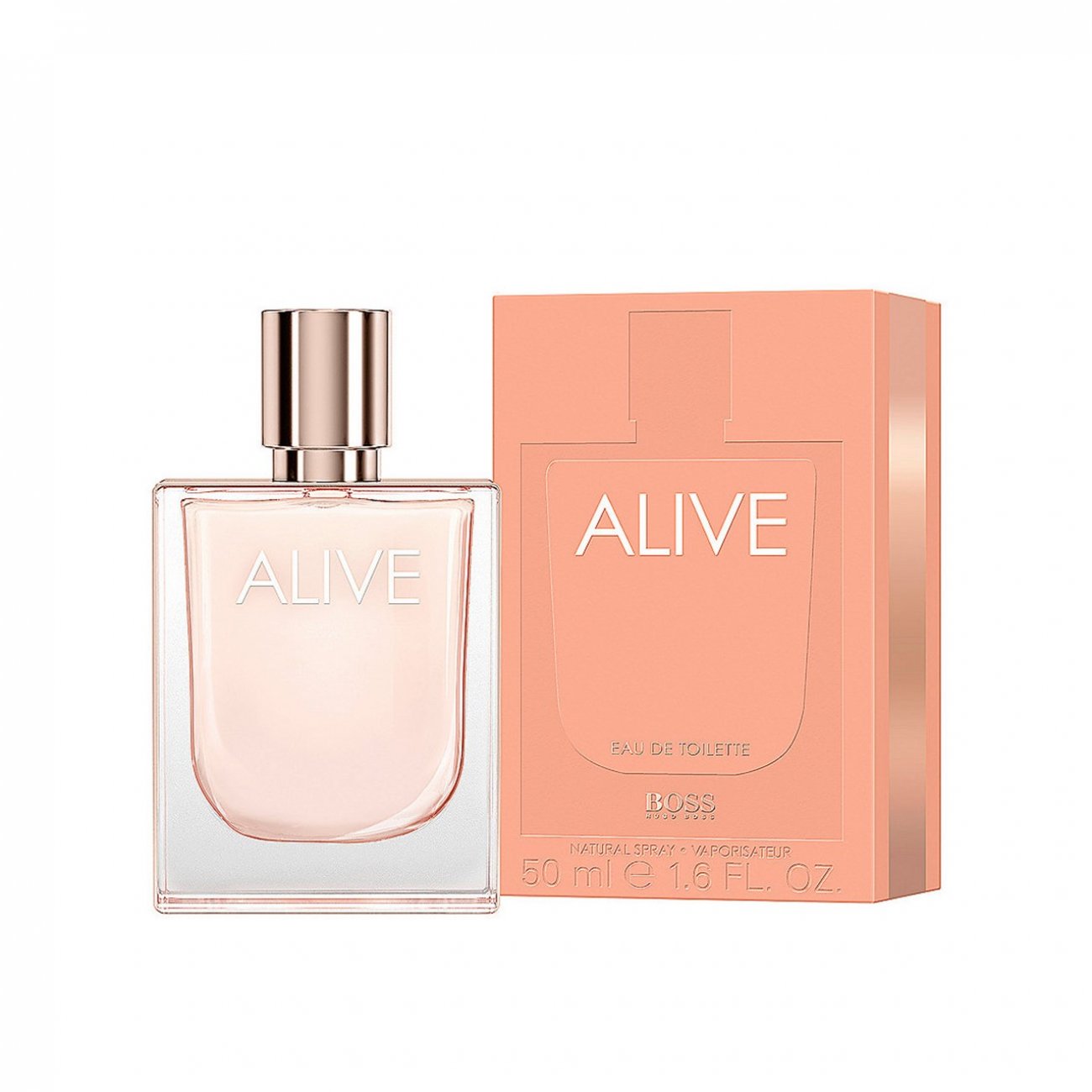 Hugo Boss Boss Alive Eau de Toilette 80ml, & 50ml Spray - Peacock Bazaar