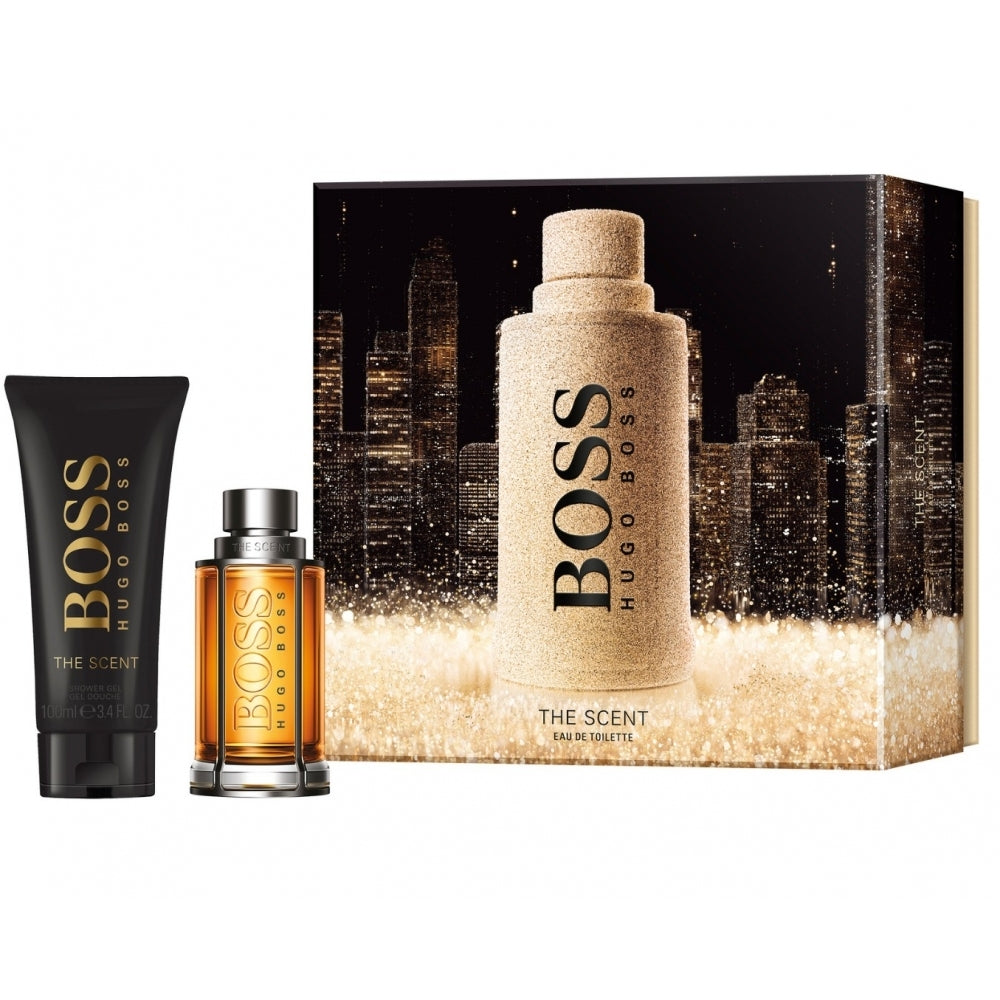 Hugo Boss Boss The Scent Gift Set 50ml EDT - 100ml Shower Gel - Peacock Bazaar