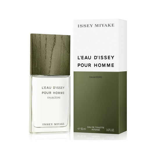 Issey Miyake L'Eau d'Issey Pour Homme Eau & Cèdre Eau de Toilette Intense 50ml Spray - Peacock Bazaar