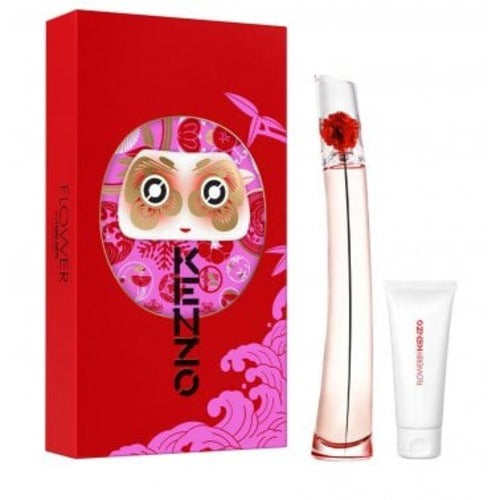 Kenzo Flower by Kenzo L'Absolue Gift Set 100ml EDP - 75ml Body Lotion - Peacock Bazaar