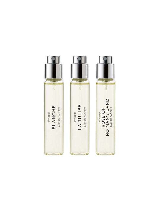 Byredo La Selection Florale Gift Set 12ml Blanche EDP - 12ml La Tulipe EDP - 12ml Rose of No Man's Land EDP - Peacock Bazaar