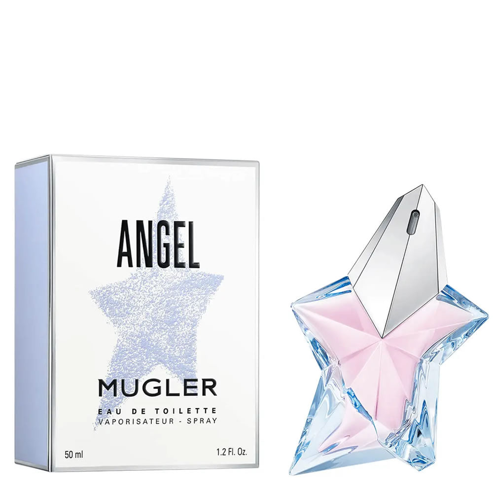 Thierry Mugler Angel Eau de Toilette 50ml Spray - Refillable - Peacock Bazaar