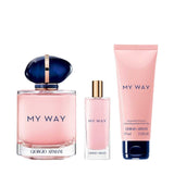 Giorgio Armani My Way Gift Set 90ml EDP - 15ml EDP - 50ml Body Lotion - Peacock Bazaar