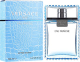 Versace Man Eau Fraiche Aftershave Lotion 100ml Splash - Peacock Bazaar