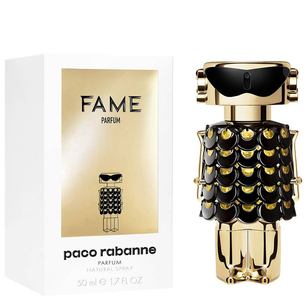 Paco Rabanne Fame Parfum Eau de Parfum 80ml(Refillable), & 50ml Spray - Peacock Bazaar