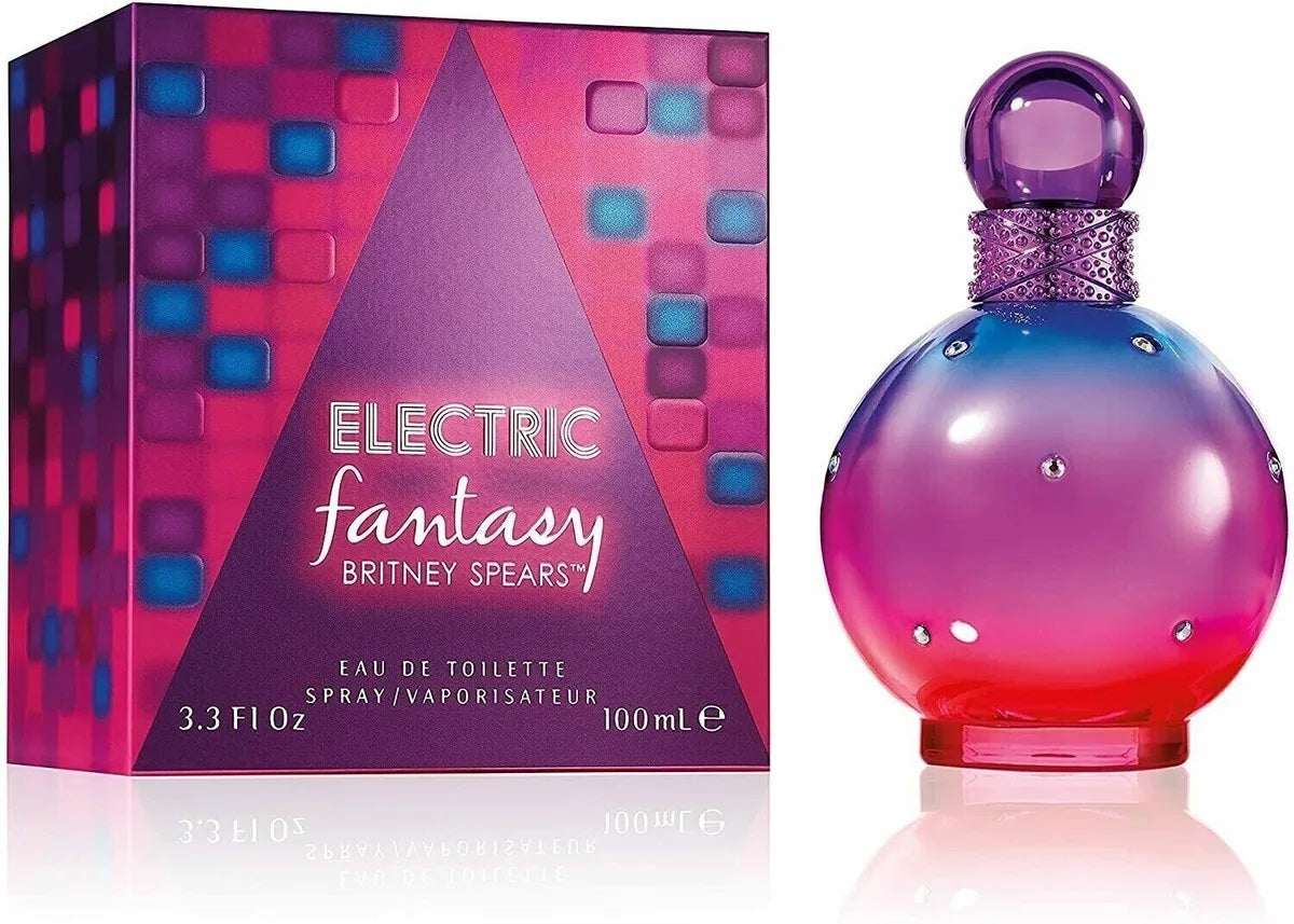 Britney Spears Electric Fantasy Eau de Toilette 100ml, & 30ml Spray - Peacock Bazaar