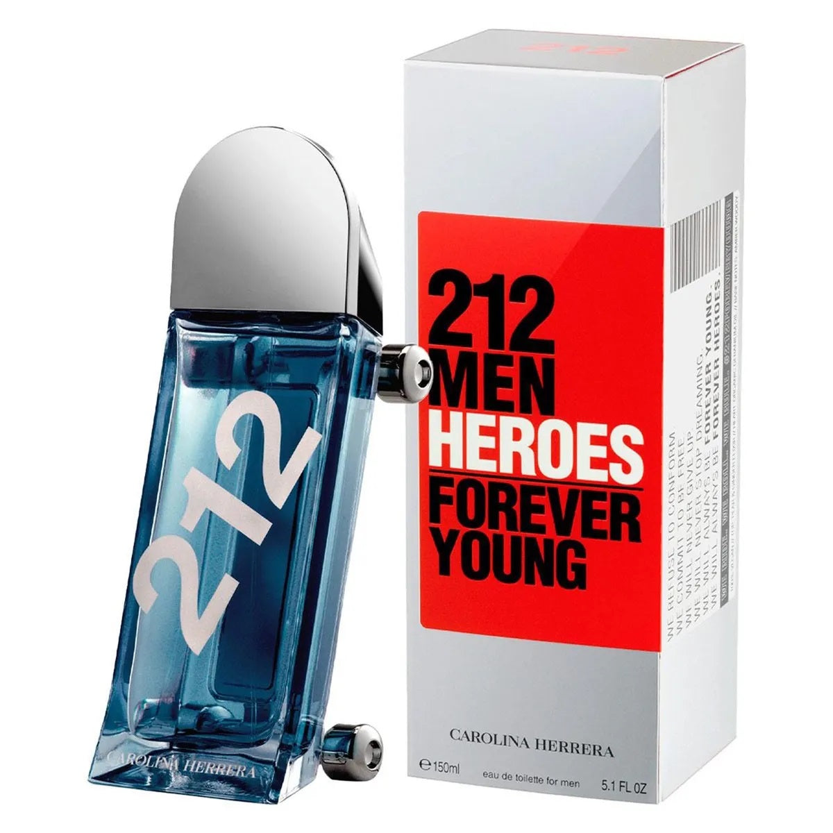 Carolina Herrera 212 Heroes Eau de Toilette 150ml Spray - Peacock Bazaar