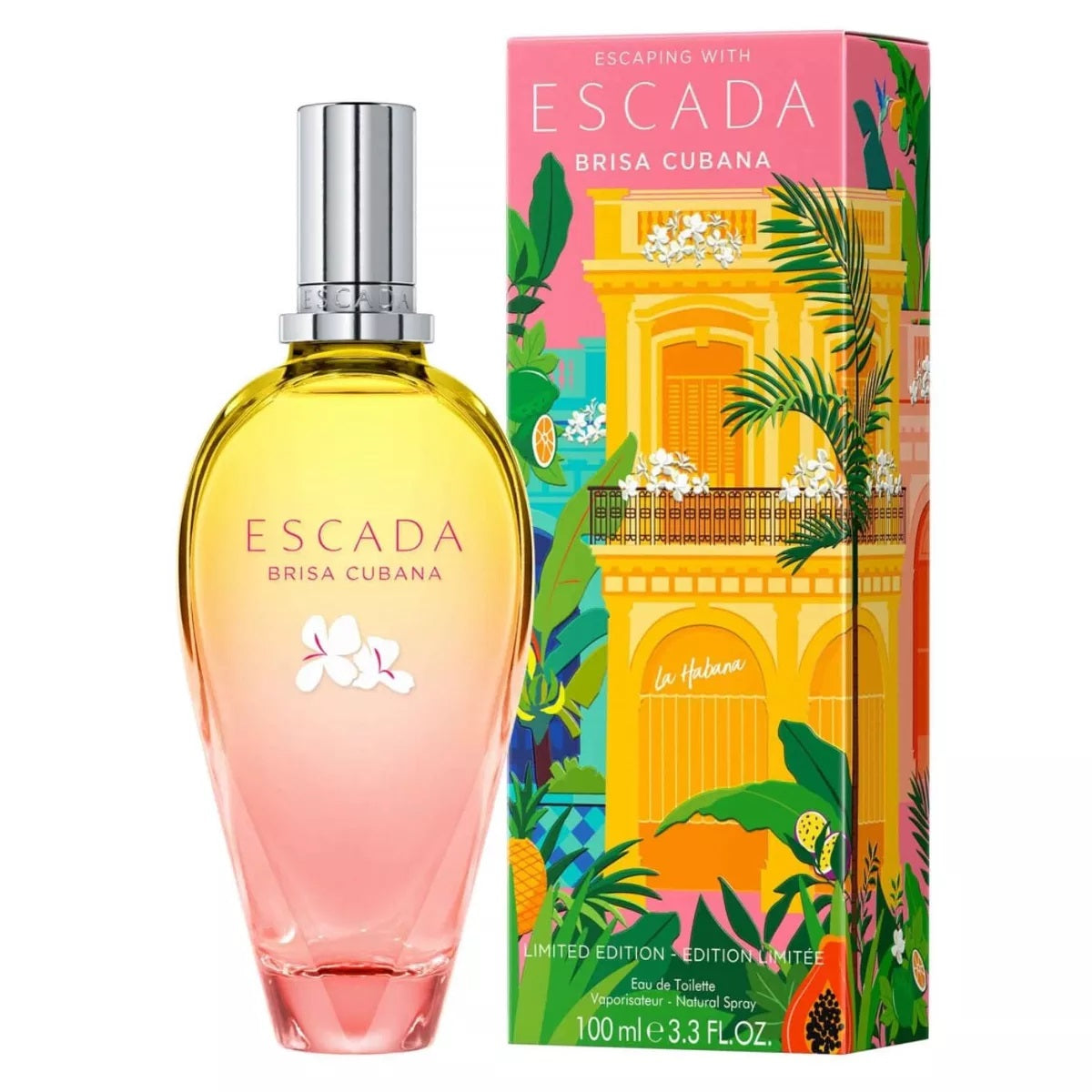 Escada Brisa Cubana Eau de Toilette 100ml Spray - Peacock Bazaar