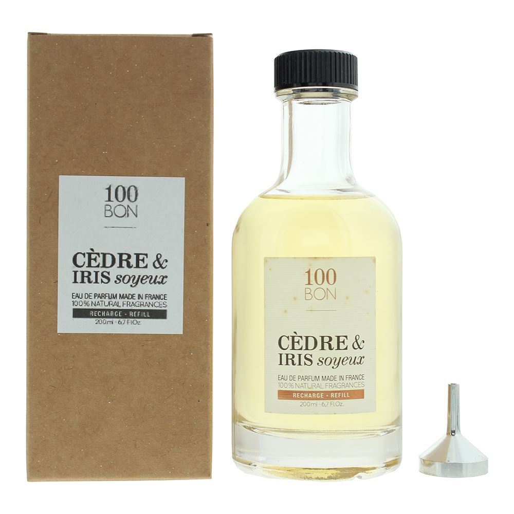 100BON Cèdre & Iris Soyeux Eau de Parfum 200ml Refill - Peacock Bazaar