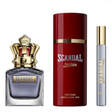 Jean Paul Gaultier Scandal Pour Homme Gift Set 100ml EDT - 150ml Deodorant Spray - 10ml EDT - Peacock Bazaar