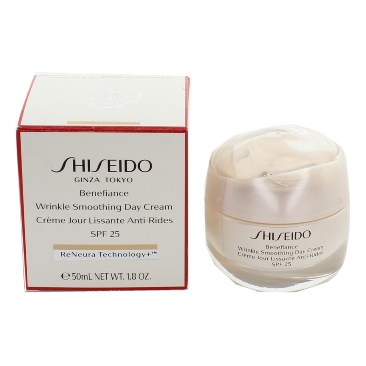 Shiseido Benefiance Wrinkle Smoothing Day Cream SPF25 50ml - Peacock Bazaar