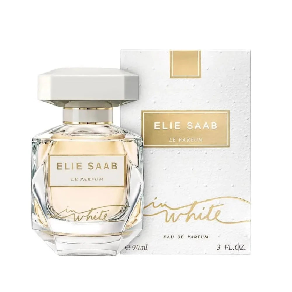 Elie Saab Le Parfum in White Eau de Parfum 90ml, 50ml & 30ml Spray - Peacock Bazaar