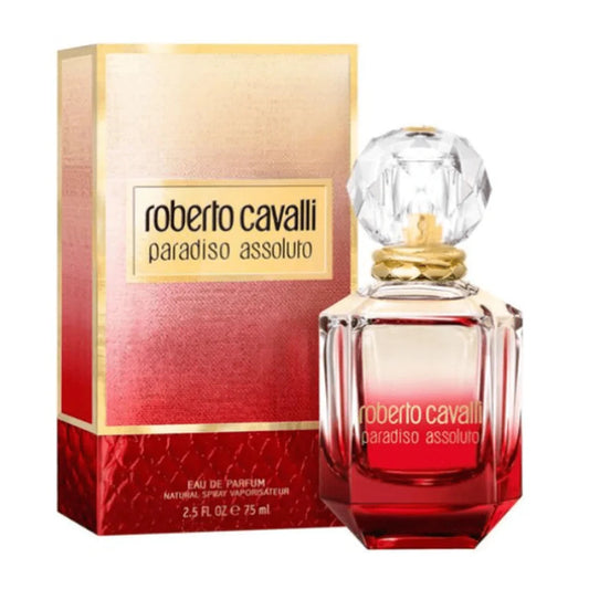 Roberto Cavalli Paradiso Assoluto Eau de Parfum 75ml & 50ml Spray - Peacock Bazaar