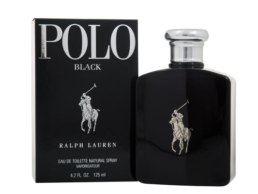 Ralph Lauren Polo Black Eau de Toilette 125ml, & 75ml Spray - Peacock Bazaar