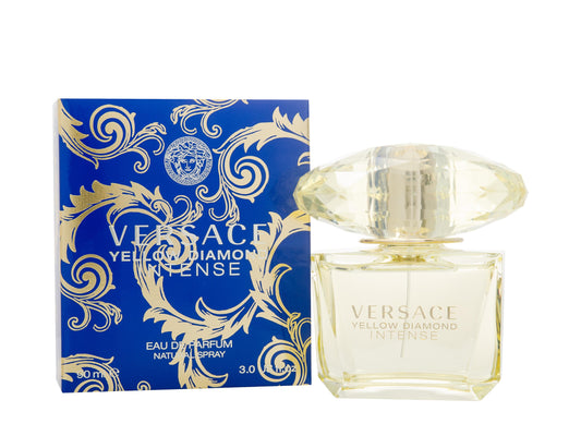 Versace Yellow Diamond Intense Eau de Parfum 90ml, 50ml, & 30ml Spray - Peacock Bazaar