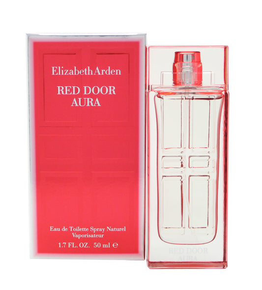 Elizabeth Arden Red Door Aura Eau de Toilette 100ml, & 50ml Spray - Peacock Bazaar