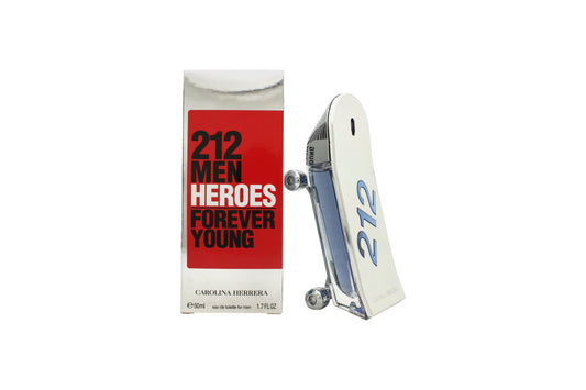 Carolina Herrera 212 Heroes Eau de Toilette 50ml Spray - Peacock Bazaar