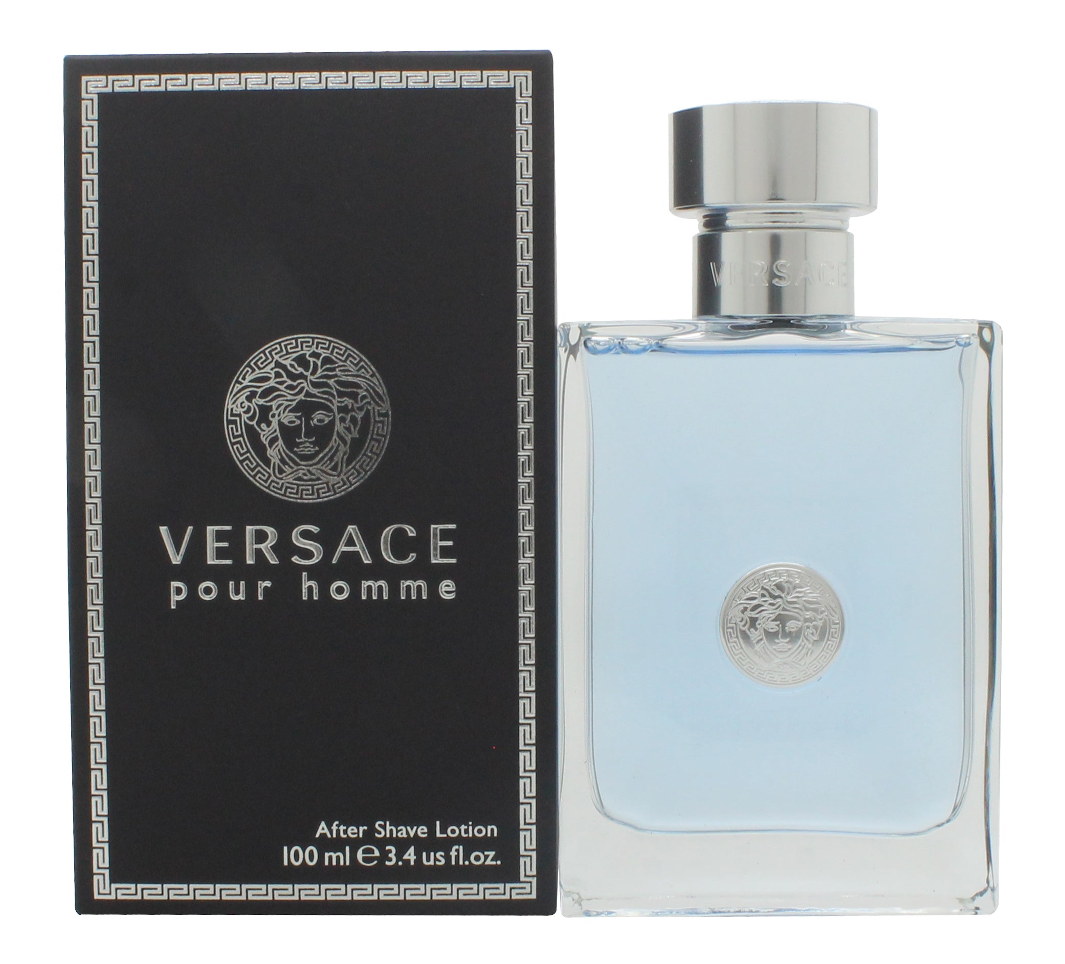 Versace New Homme Aftershave Lotion (Splash) 100ml - Peacock Bazaar