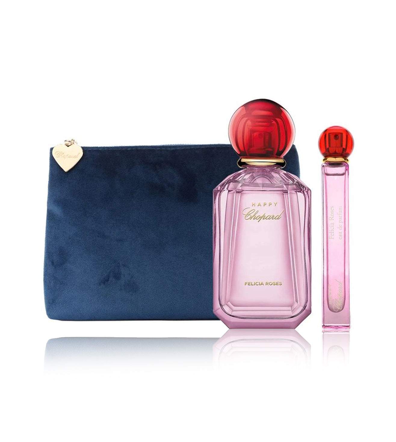 Chopard Happy Chopard Felicia Roses Gift Set 100ml EDP - 10ml EDP - Pouch - Peacock Bazaar