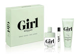 Rochas Girl Gift Set 100ml EDT - 7.5ml EDT - 100ml Body Lotion - Peacock Bazaar