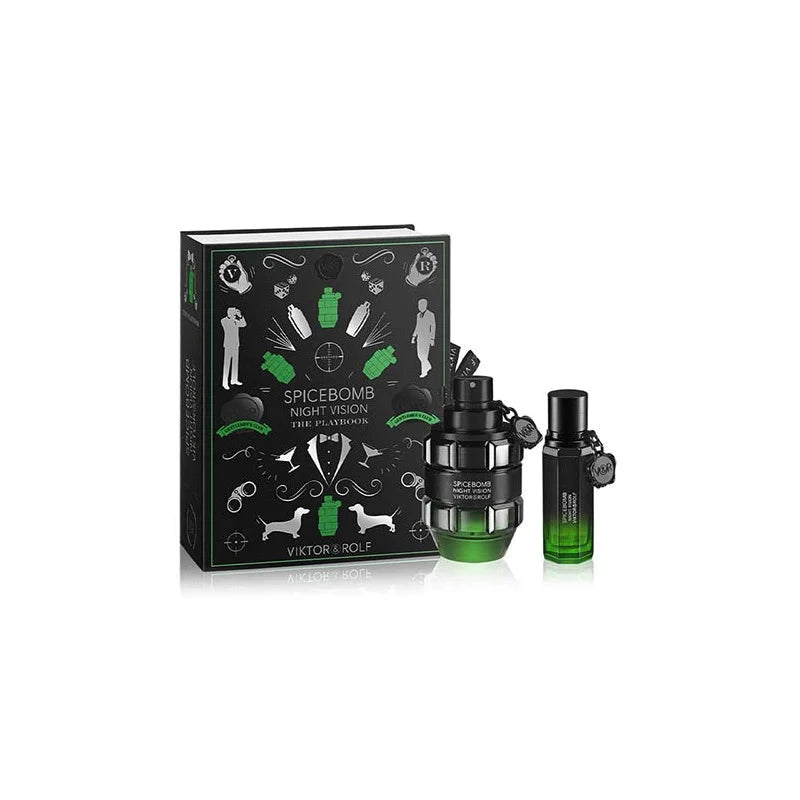 Viktor & Rolf Spicebomb Night Vision Gift Set 90ml EDT - 20ml EDT - Peacock Bazaar