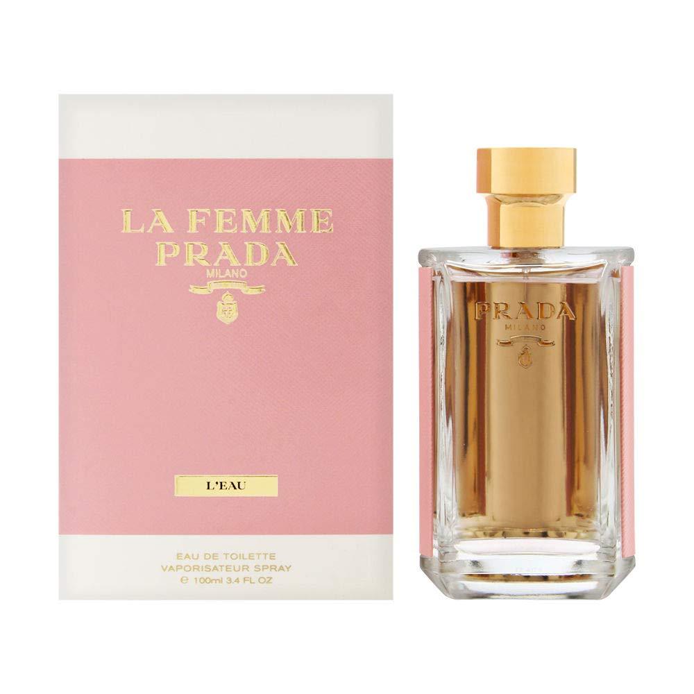 Prada La Femme L'Eau Eau de Toilette 100ml, 50ml & 35ml Spray - Peacock Bazaar