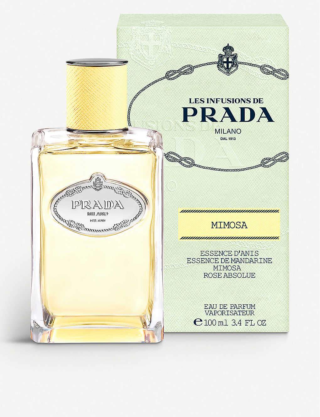 Prada Les Infusions de Prada Mimosa Eau de Parfum 100ml Spray - Peacock Bazaar